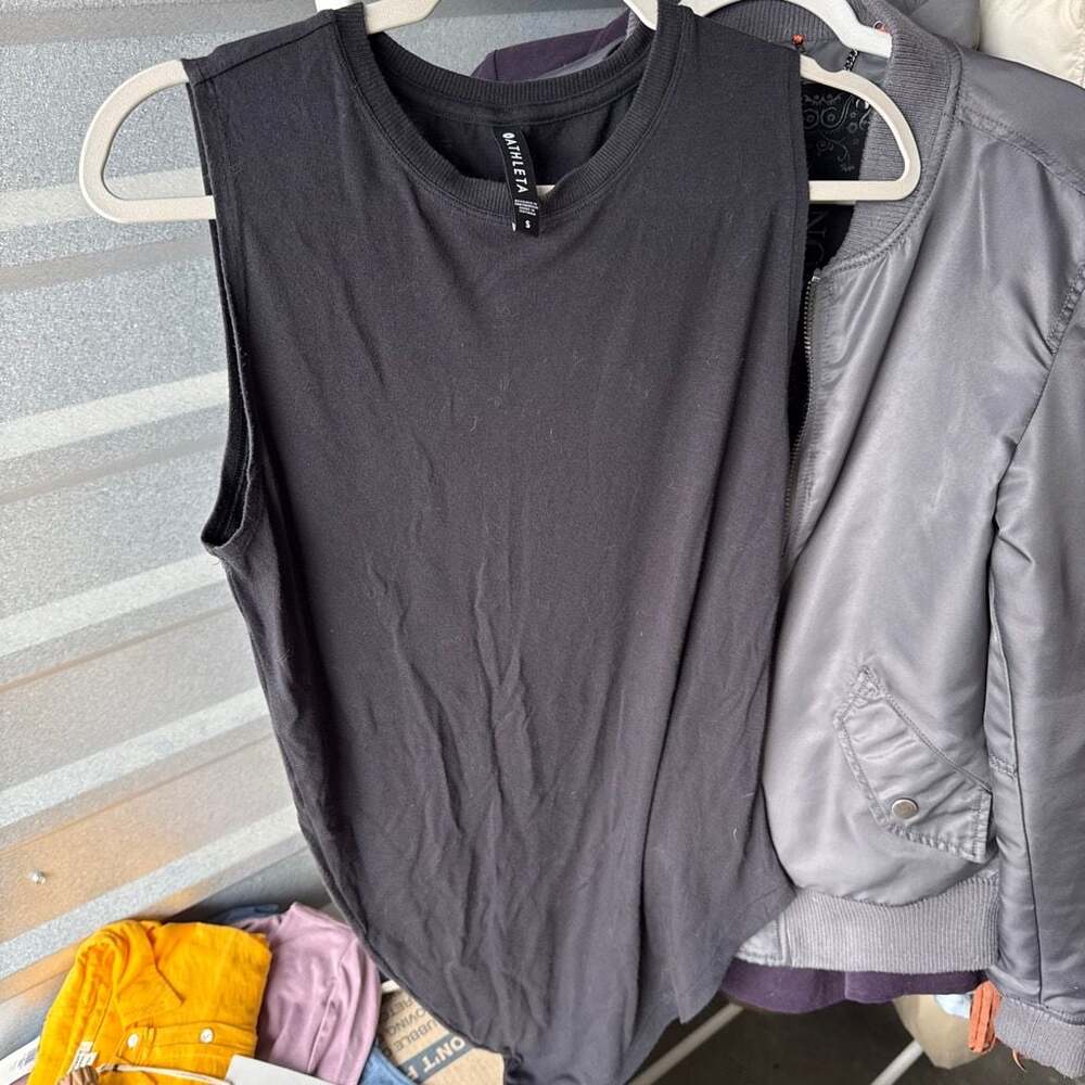 Athleta Black A-line tank Size S